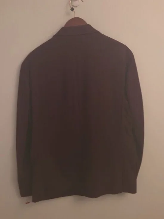 Calvin Klein Burgundy Slim Fit Stretch Blazer Men’s Jacket – New With Tags - Picture 3 of 8